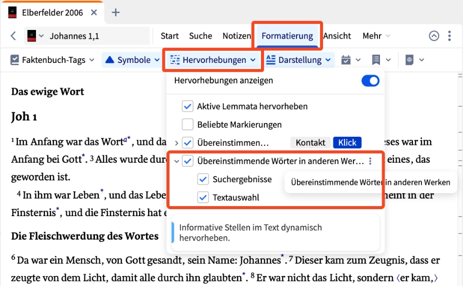 Dynamic Toolbar - Emphasize Corresponding Text.webp