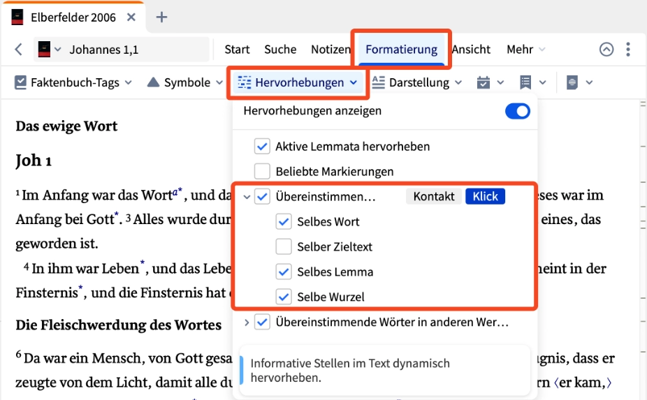 Dynamic Toolbar - Emphasize Corresponding Words.webp