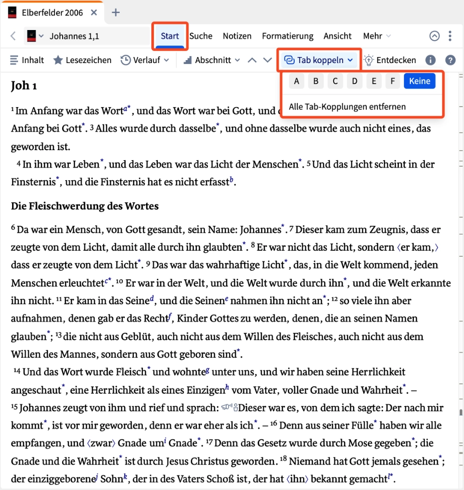 Dynamic Toolbar - Link sets.webp