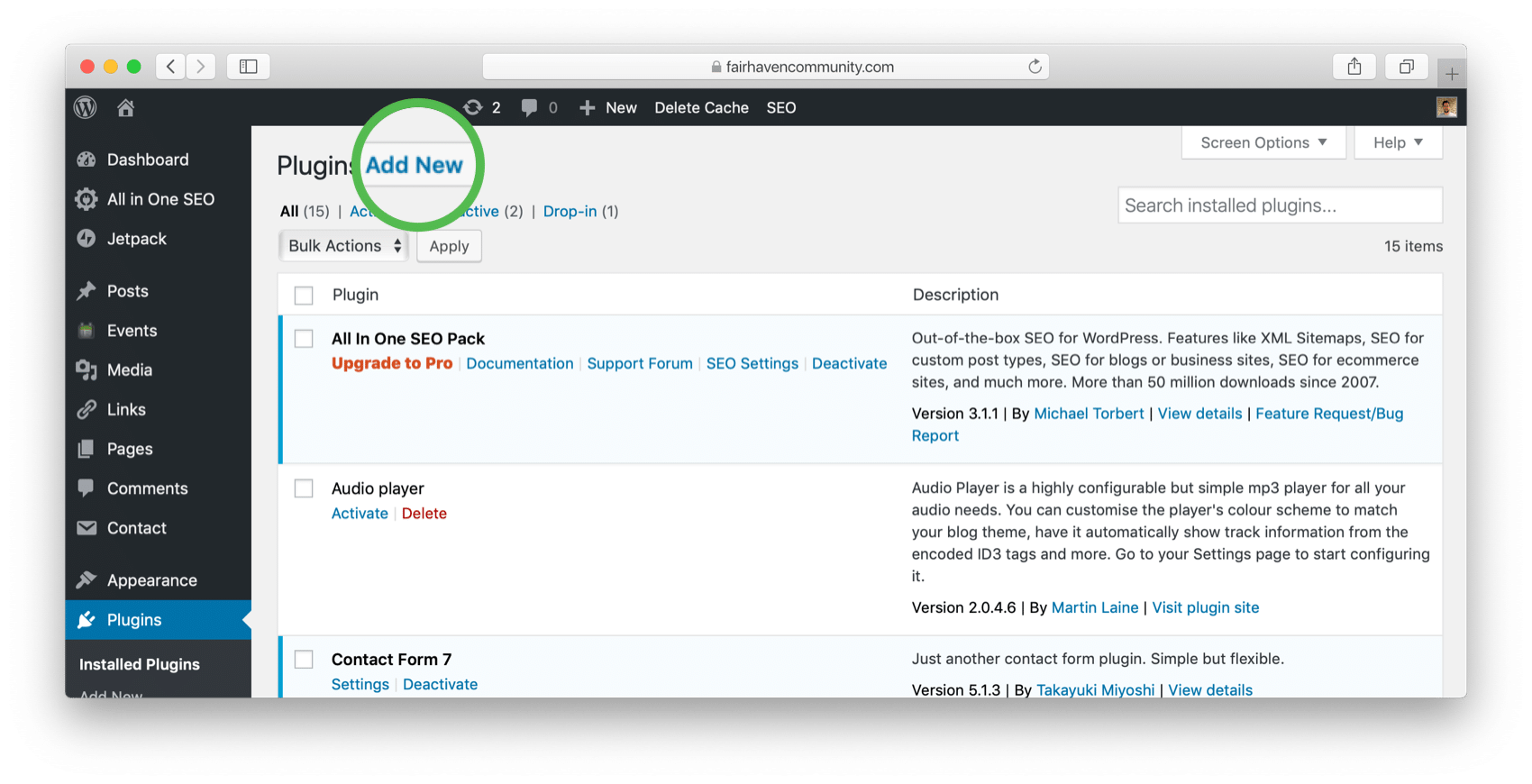 Add New Plugin