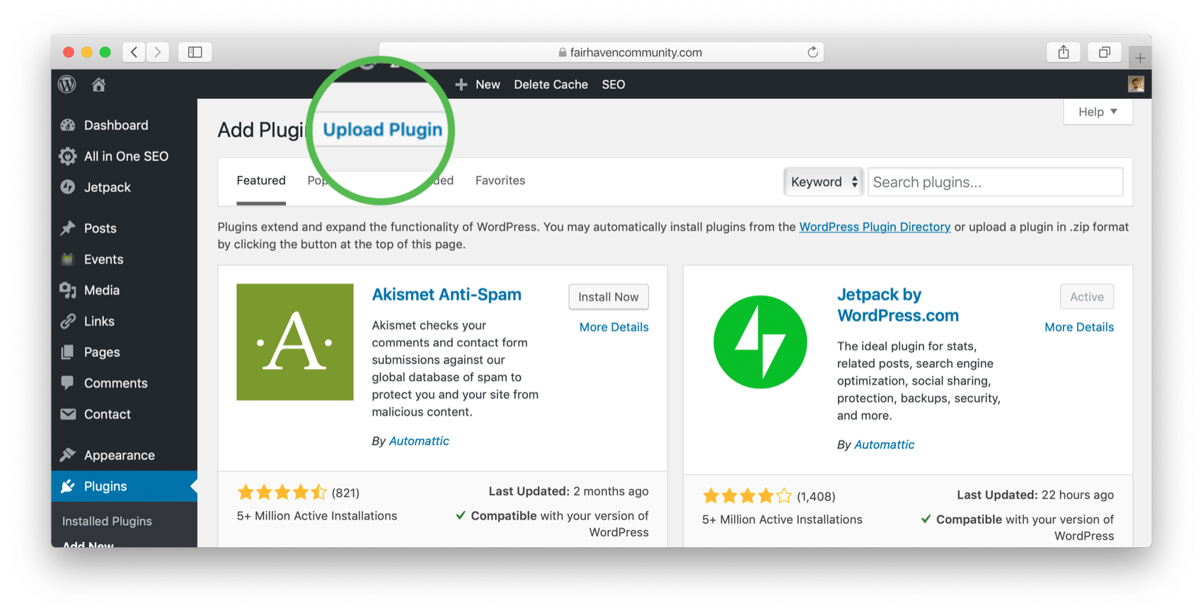 Upload Plugin