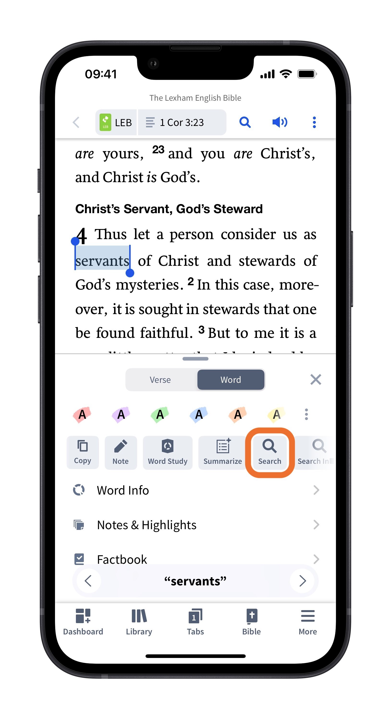 Tap Search