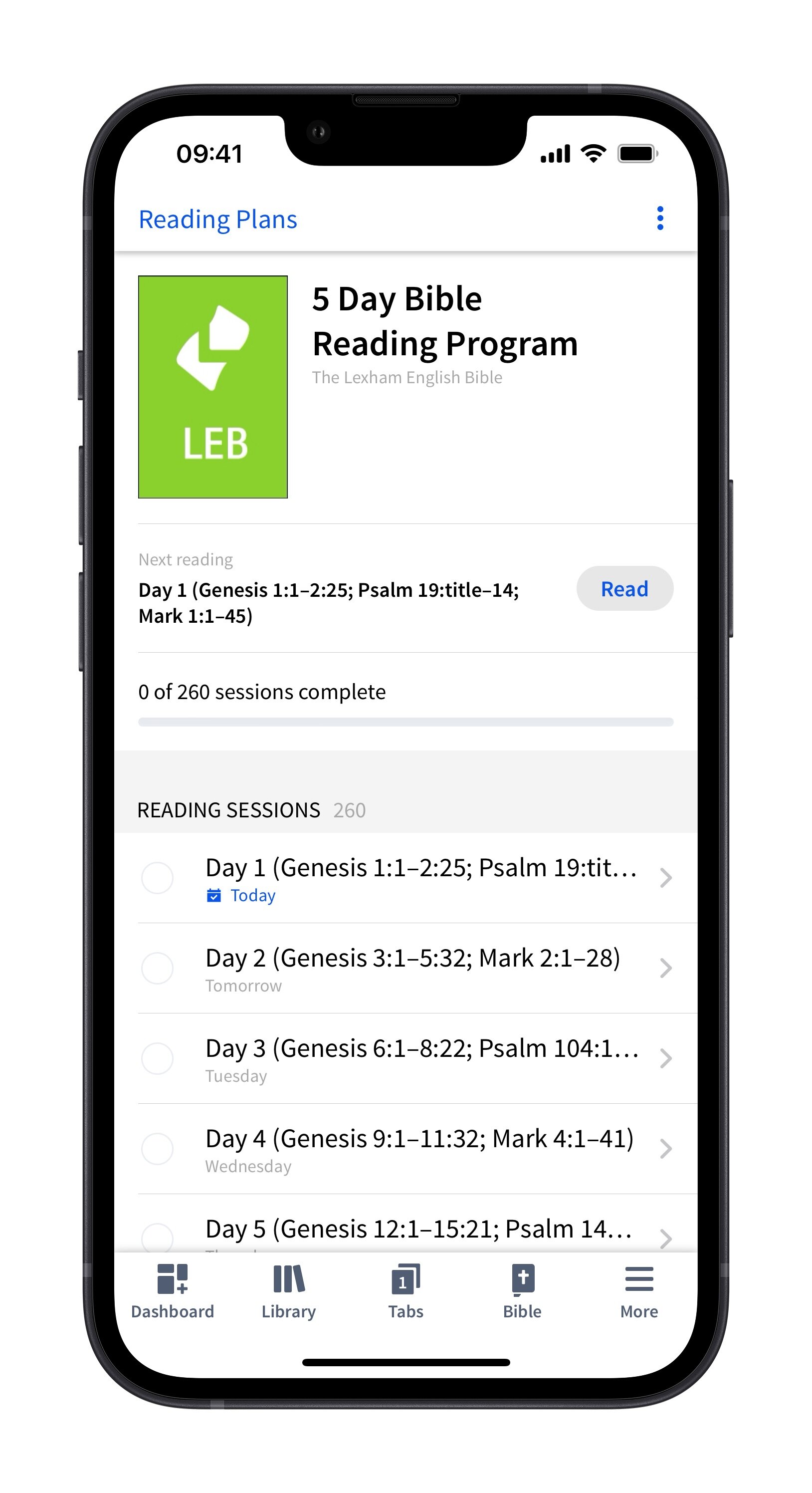 Reading Plan