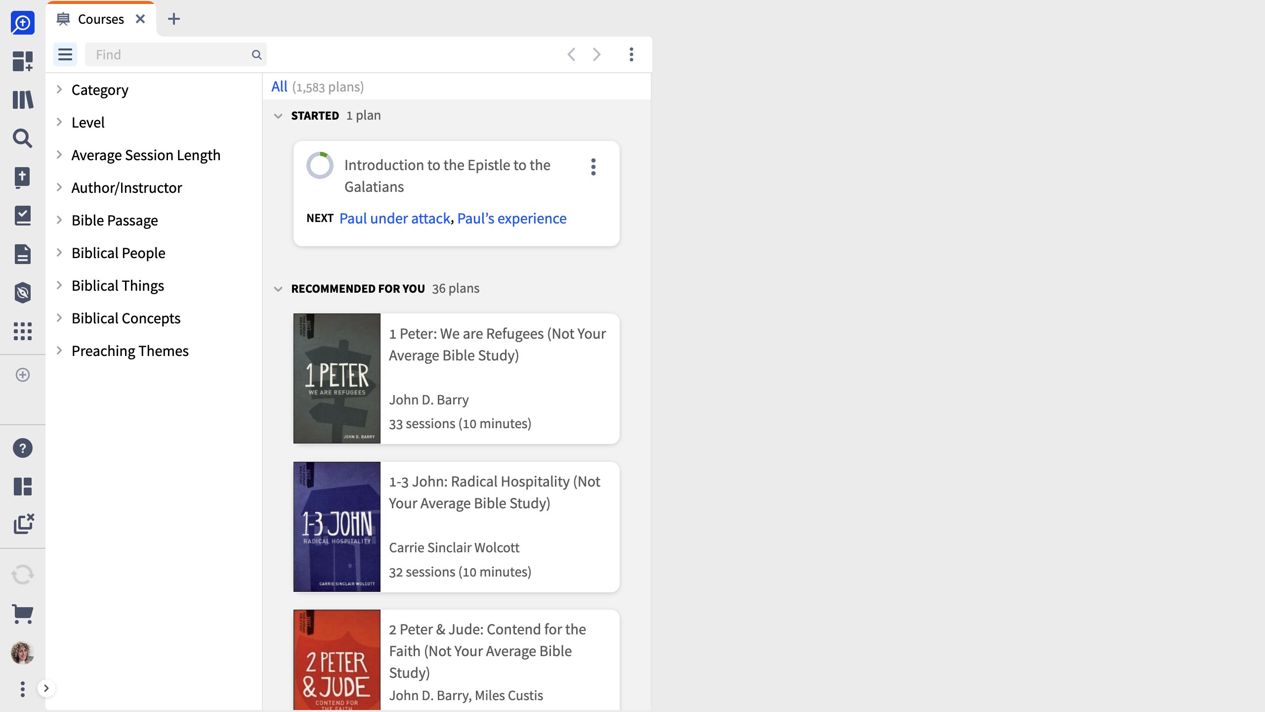 Courses Tool Overview