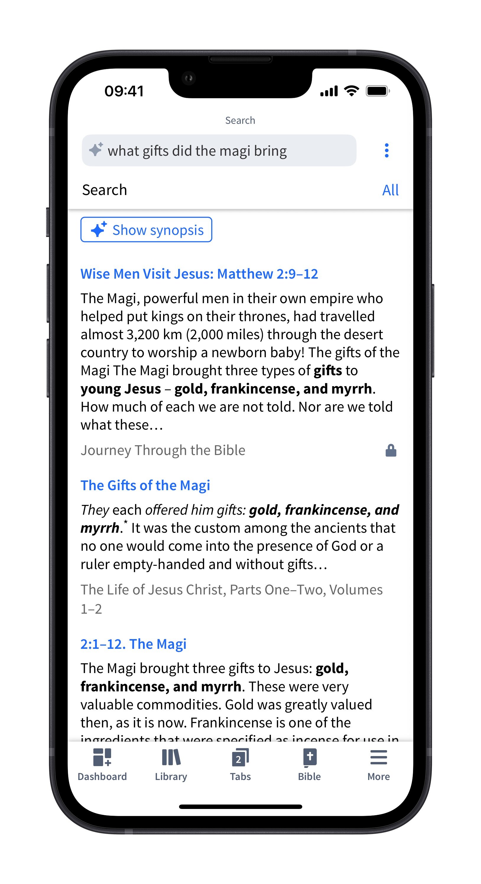 Mobile Search - All Show Synopsis