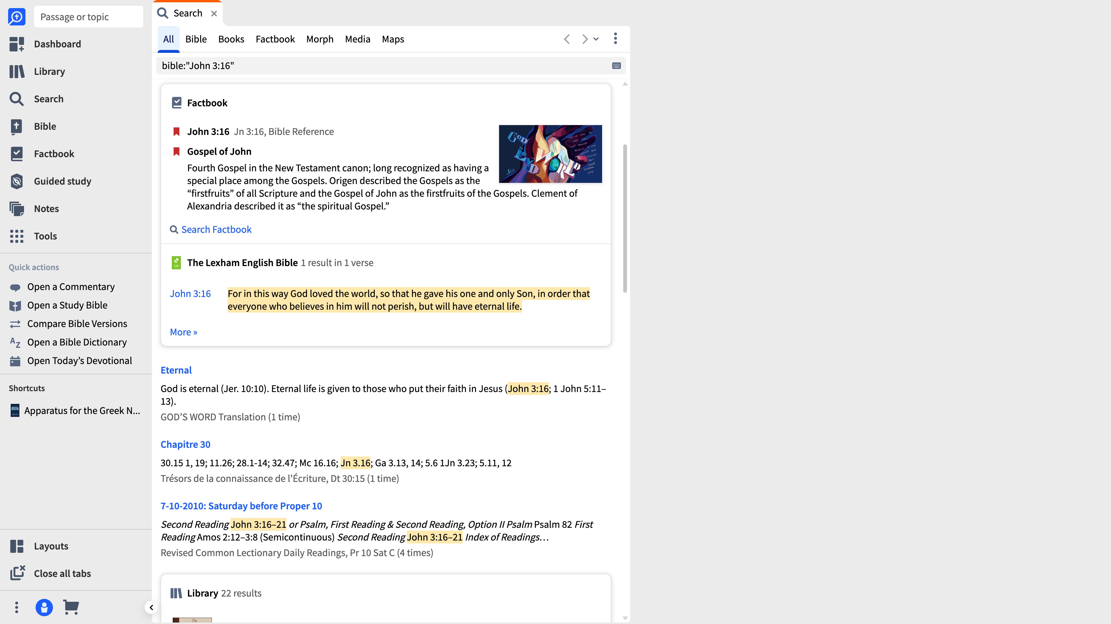 Use The Search Panel