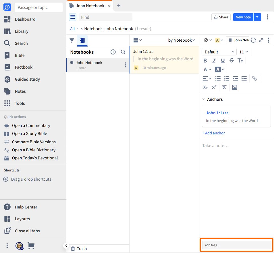 Add Custom Tags to Highlights