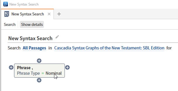 Syntax Search Element Connection Points