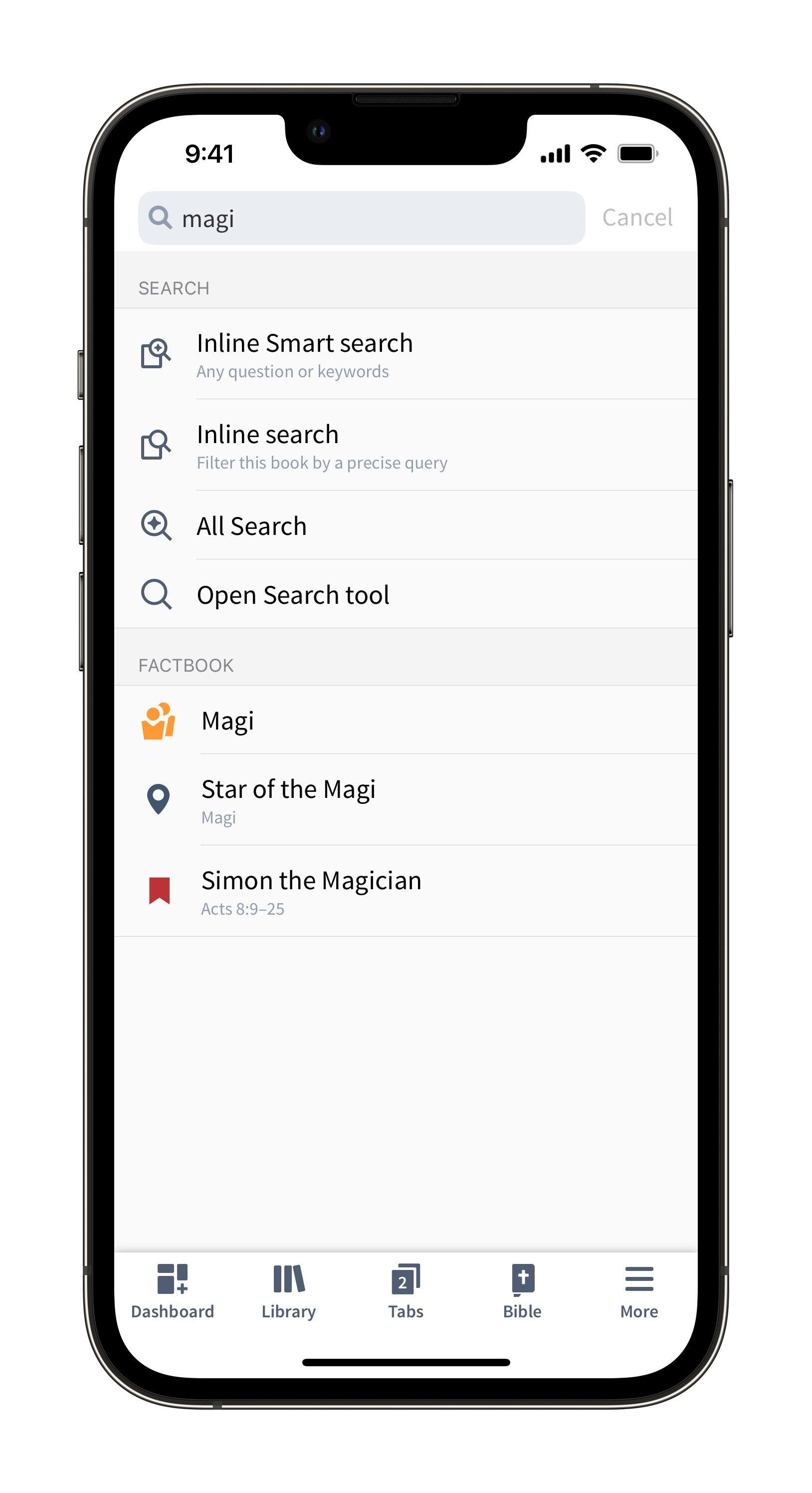 Mobile Inline Search