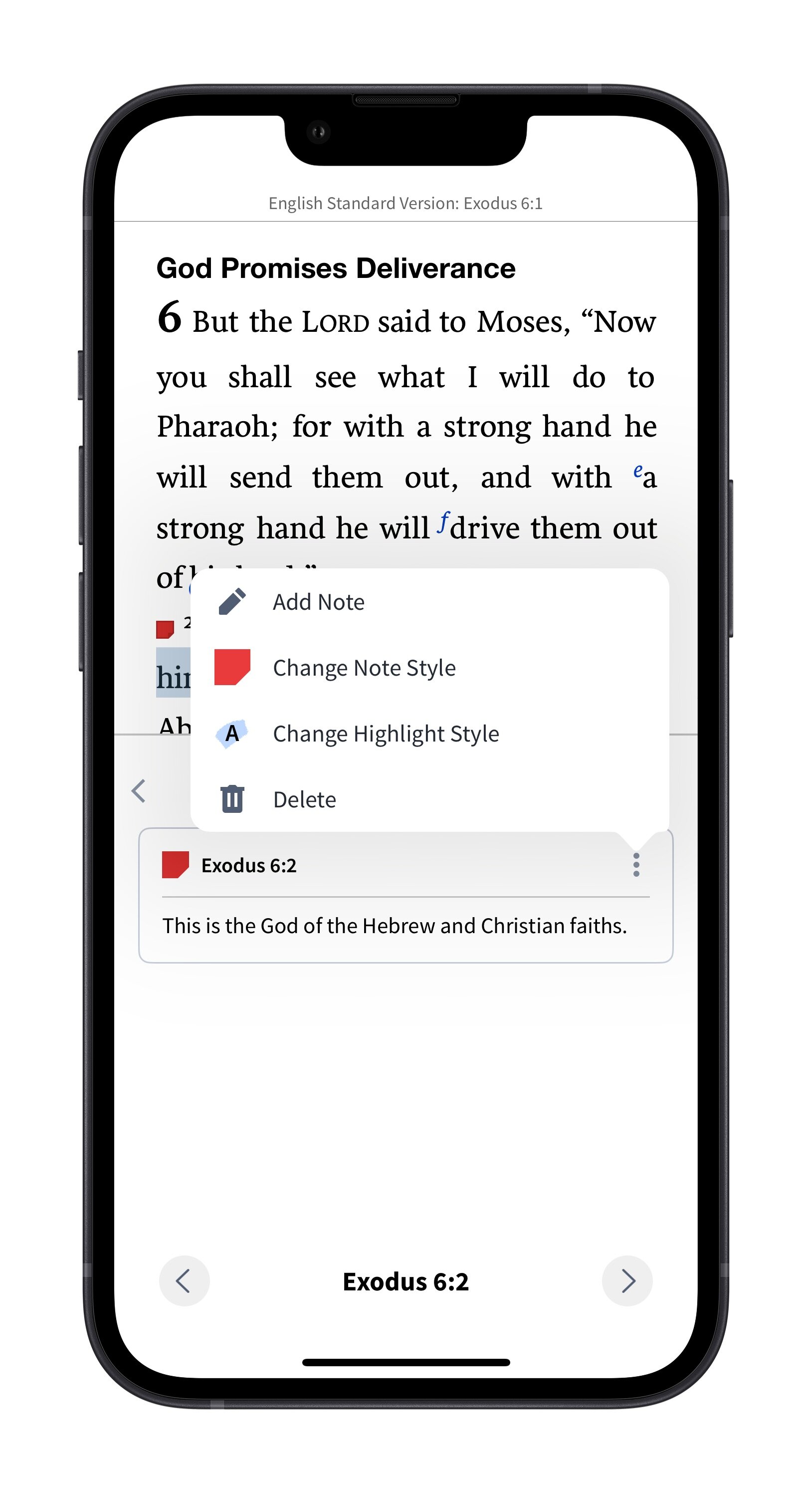Delete a note from the Insights Panel
