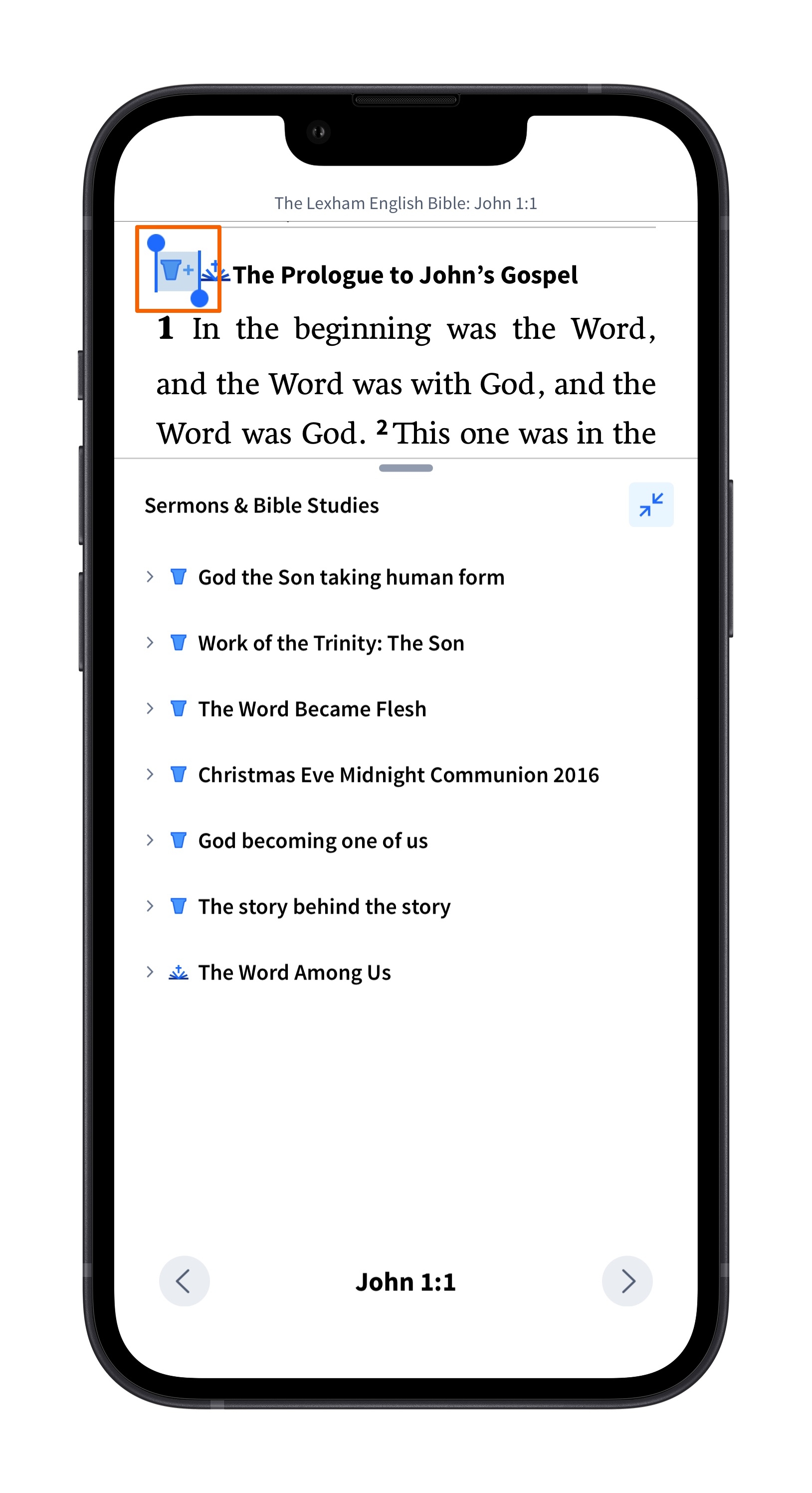 Select Sermon Or Bible Study