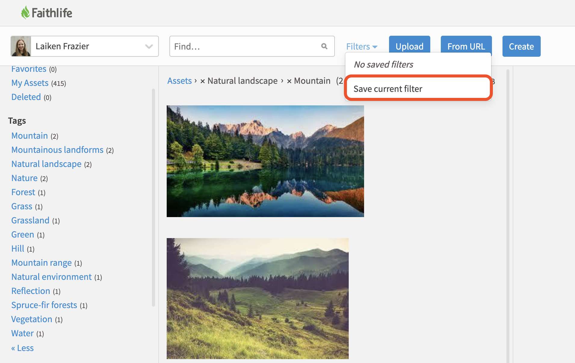 Save Custom Search