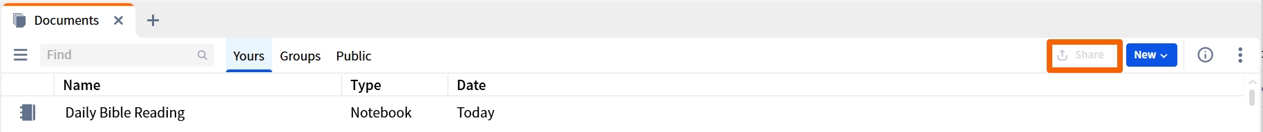 Docs - No Share Button When Offline