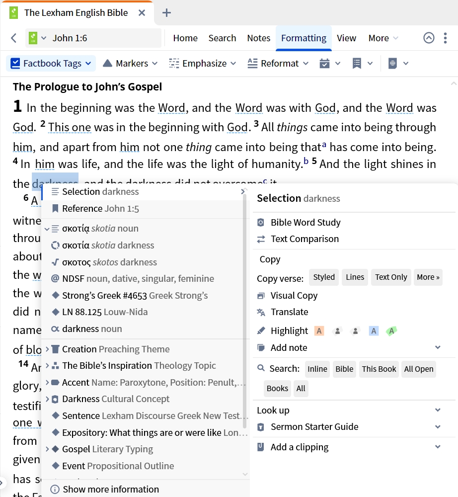 Factbook Tags - Offline Bible (Add)