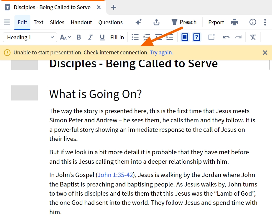 Sermon Builder - Offline - Preach