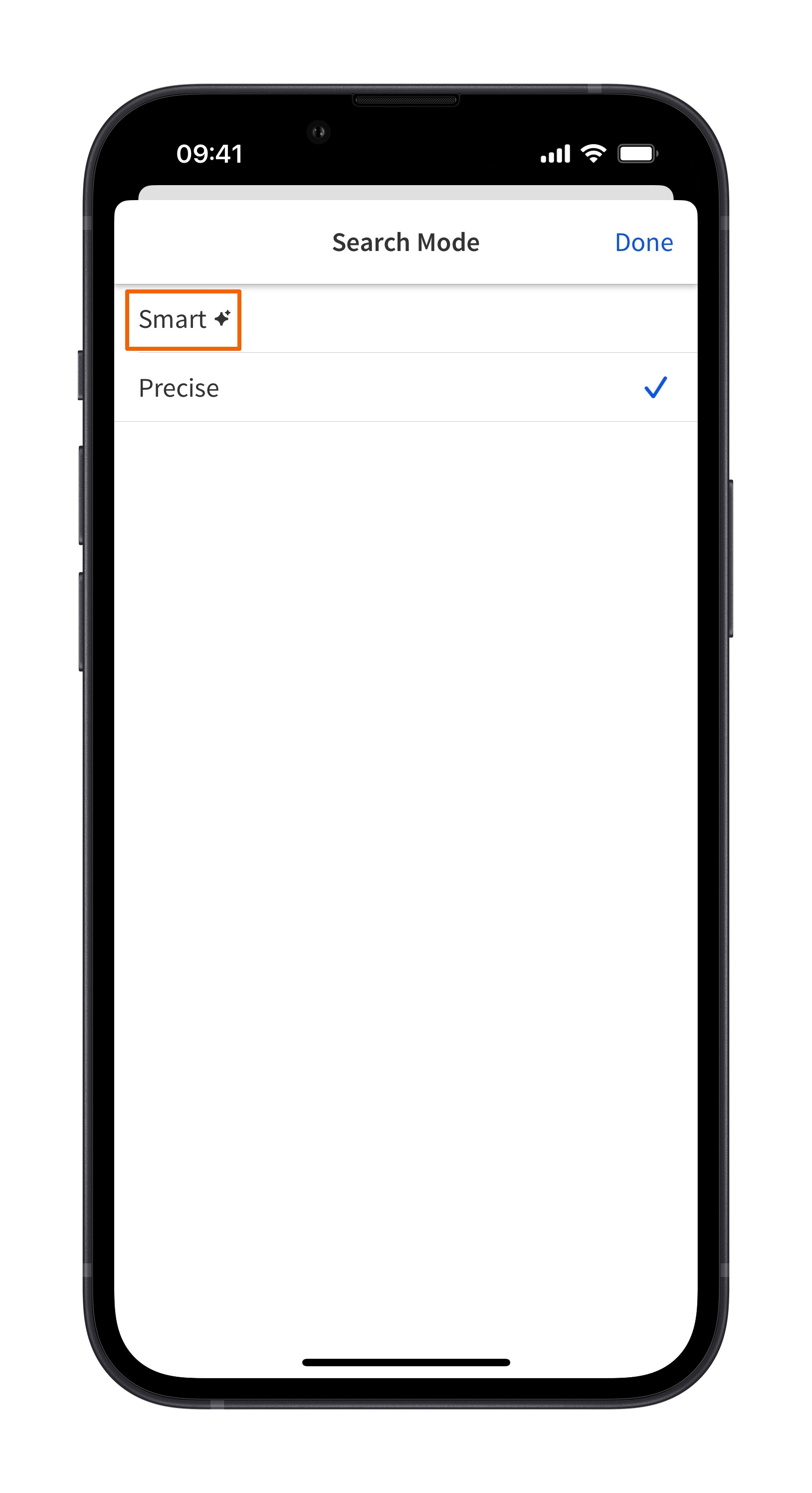 Mobile Search Select Smart
