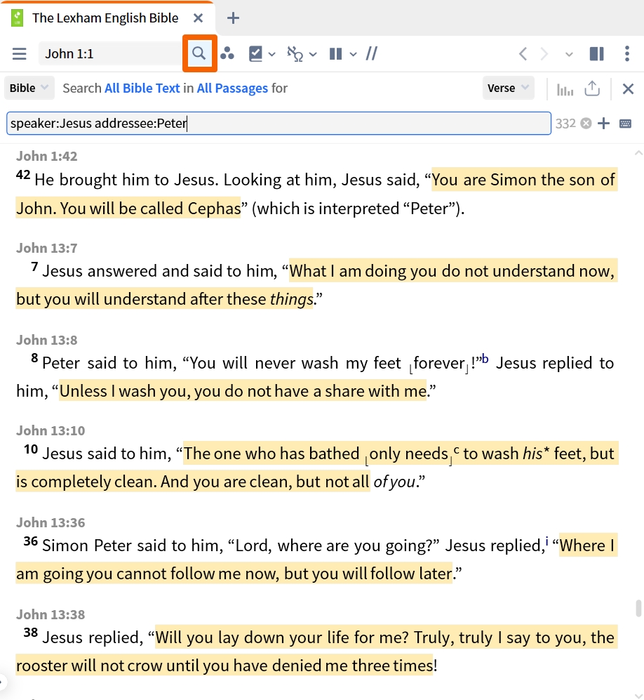 Resource Toolbar - Inline Search