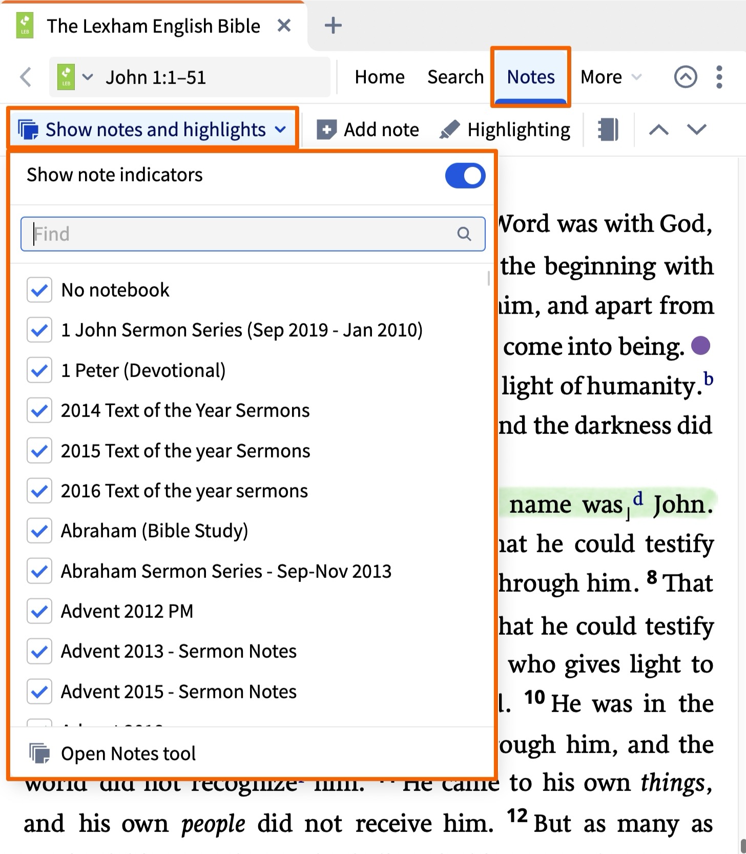 Dynamic Toolbar - Notes And Highlights
