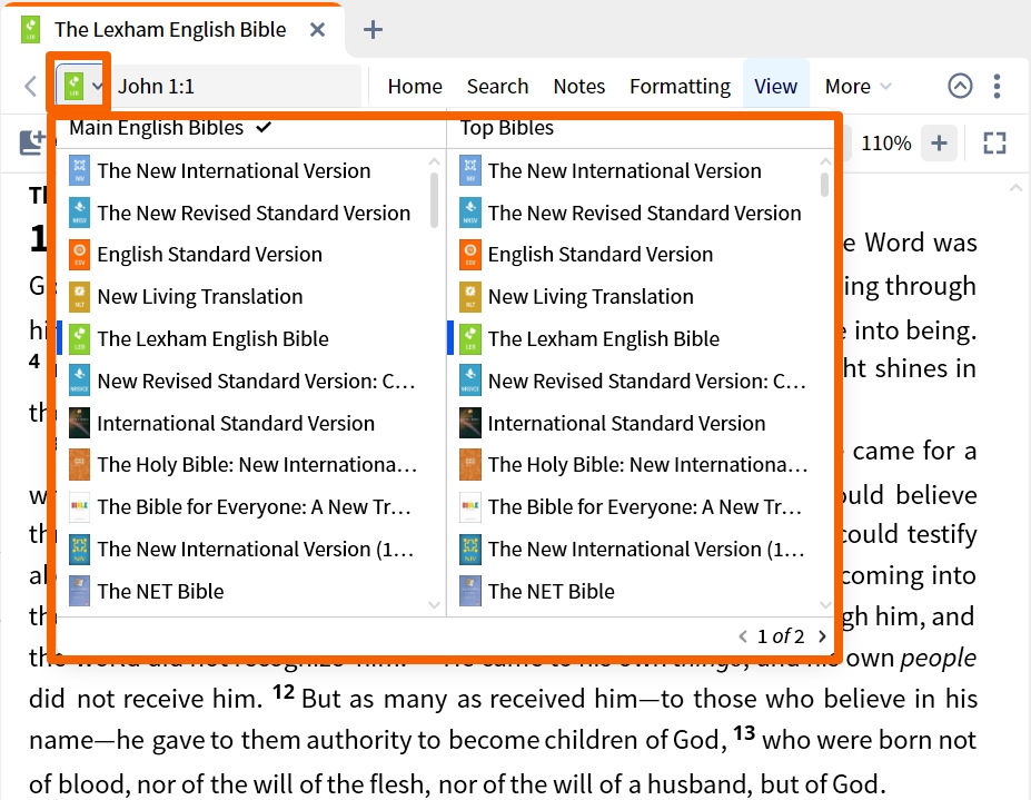 Dynamic Toolbar - Change Books