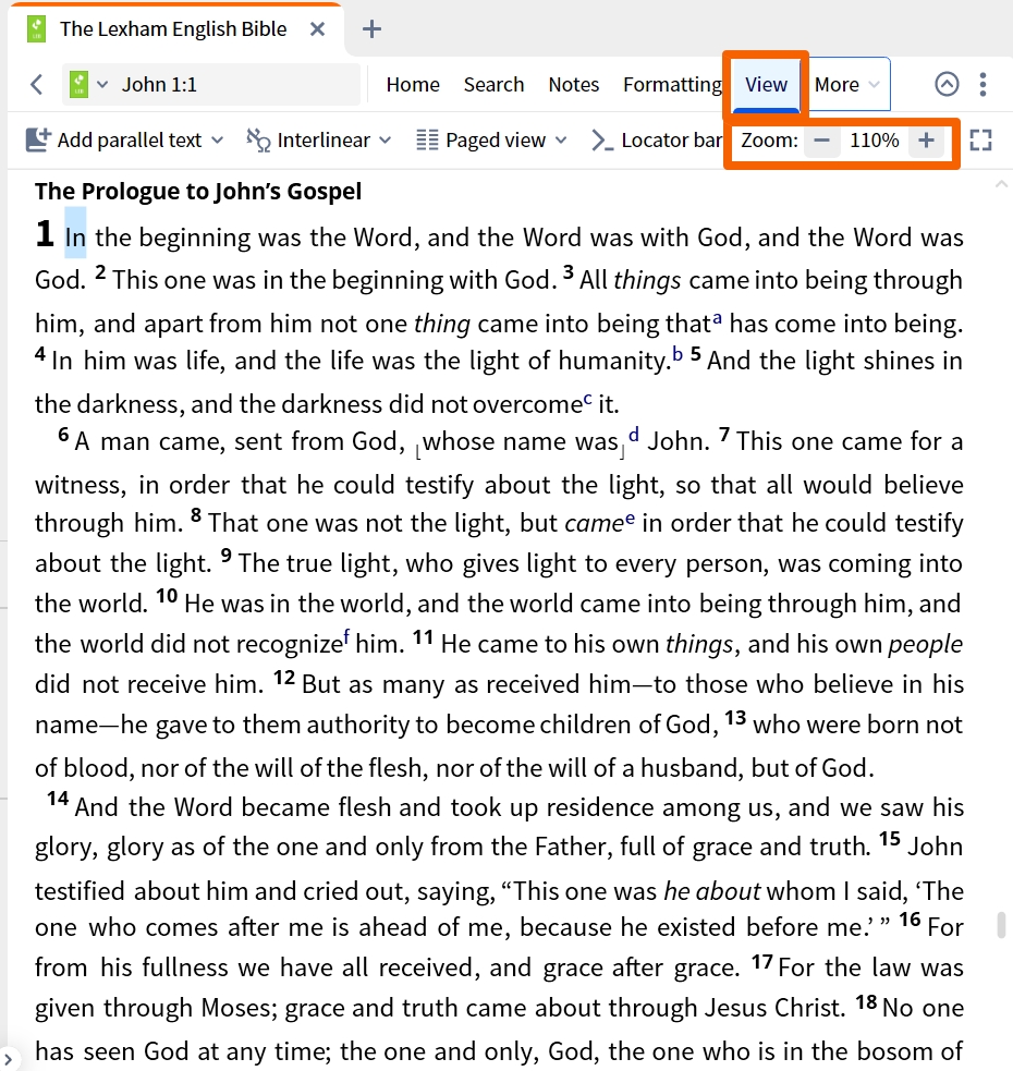 Dynamic Toolbar - Zoom Controls