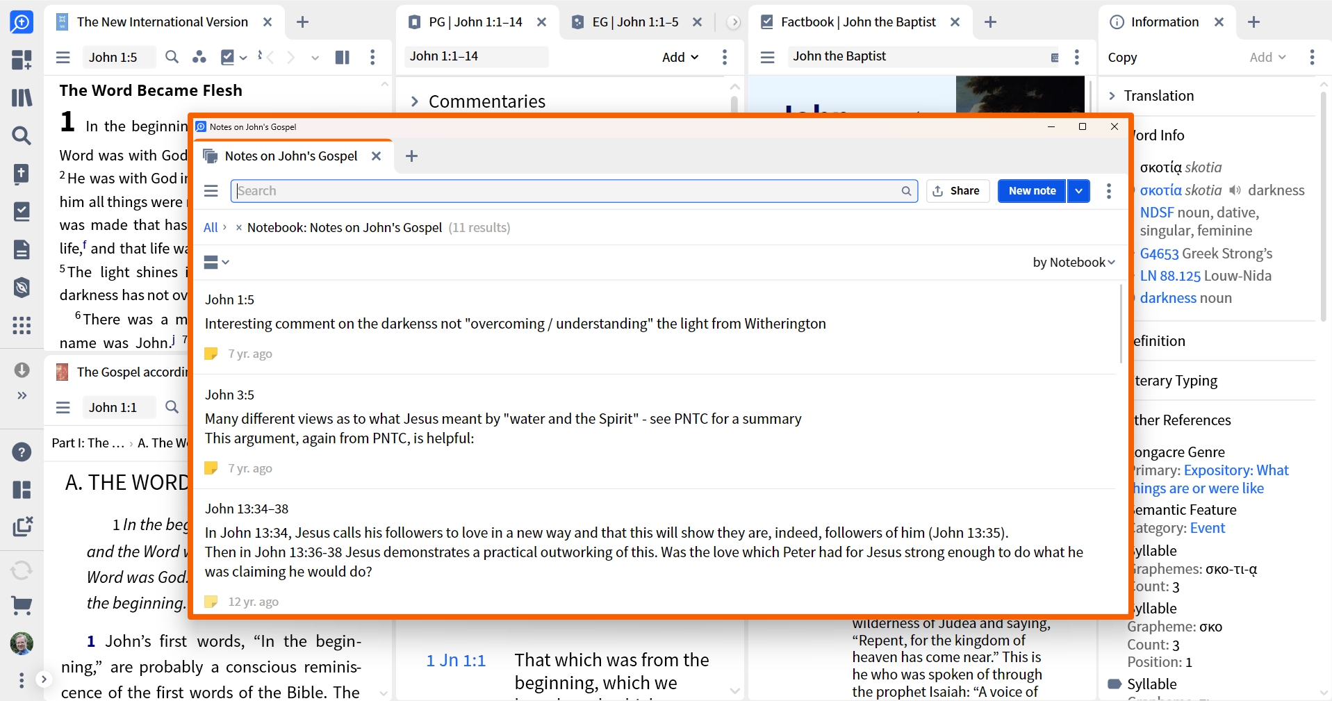 Floating Notes Tool