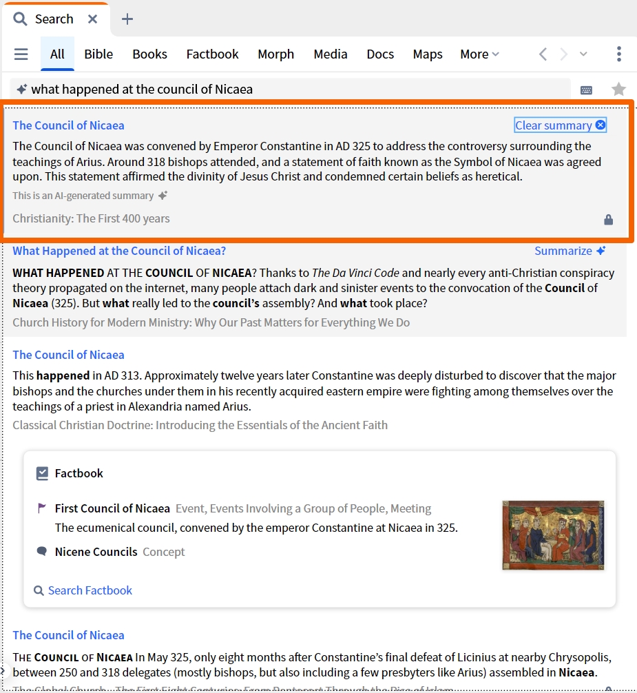 Smart Search – Summarize