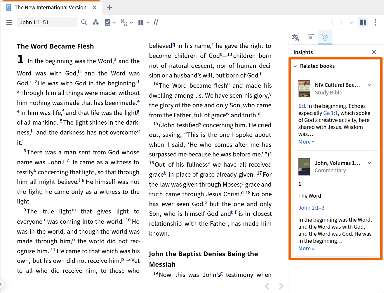 Related Books In Insights Sidebar
