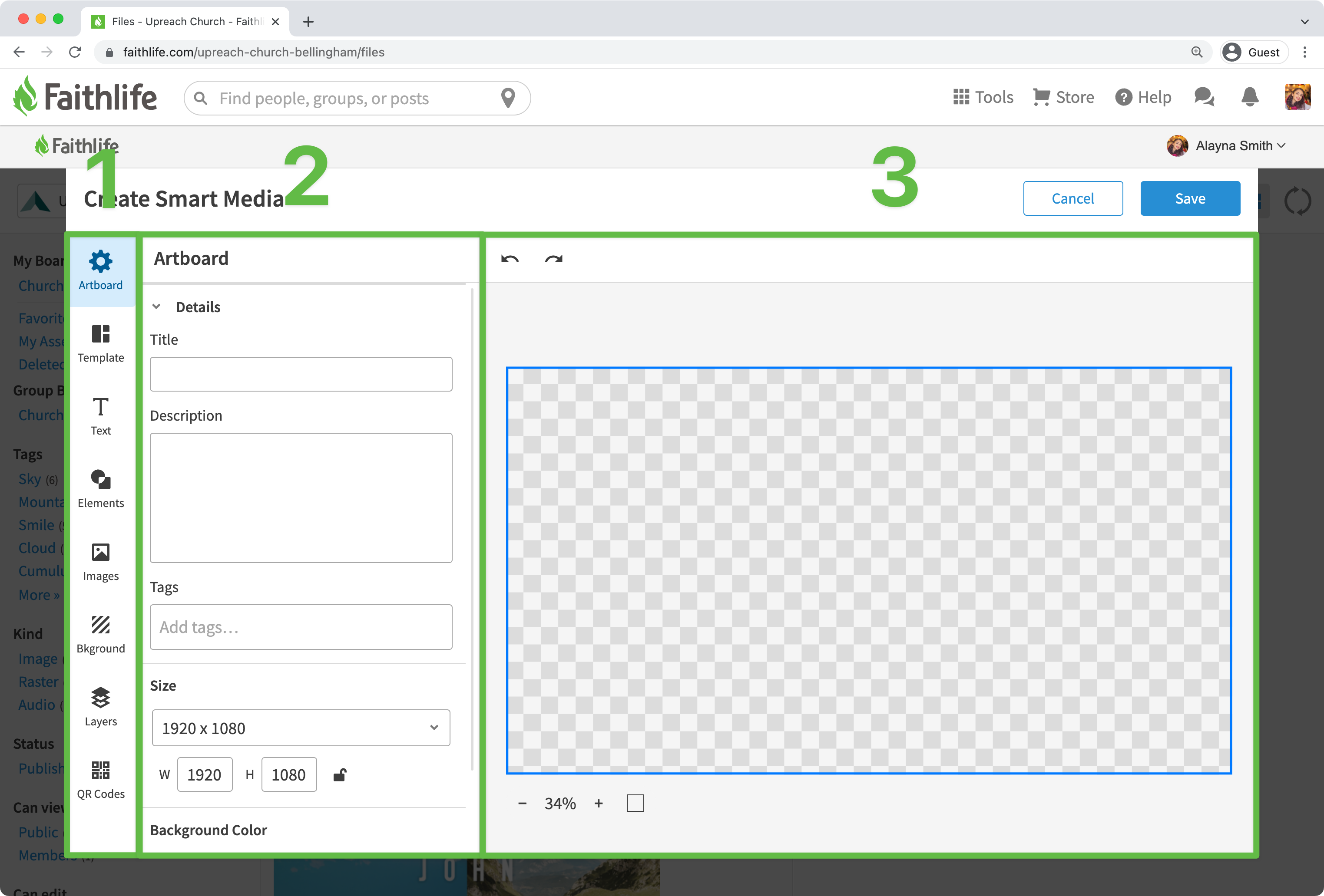 Create Smart Media Layout
