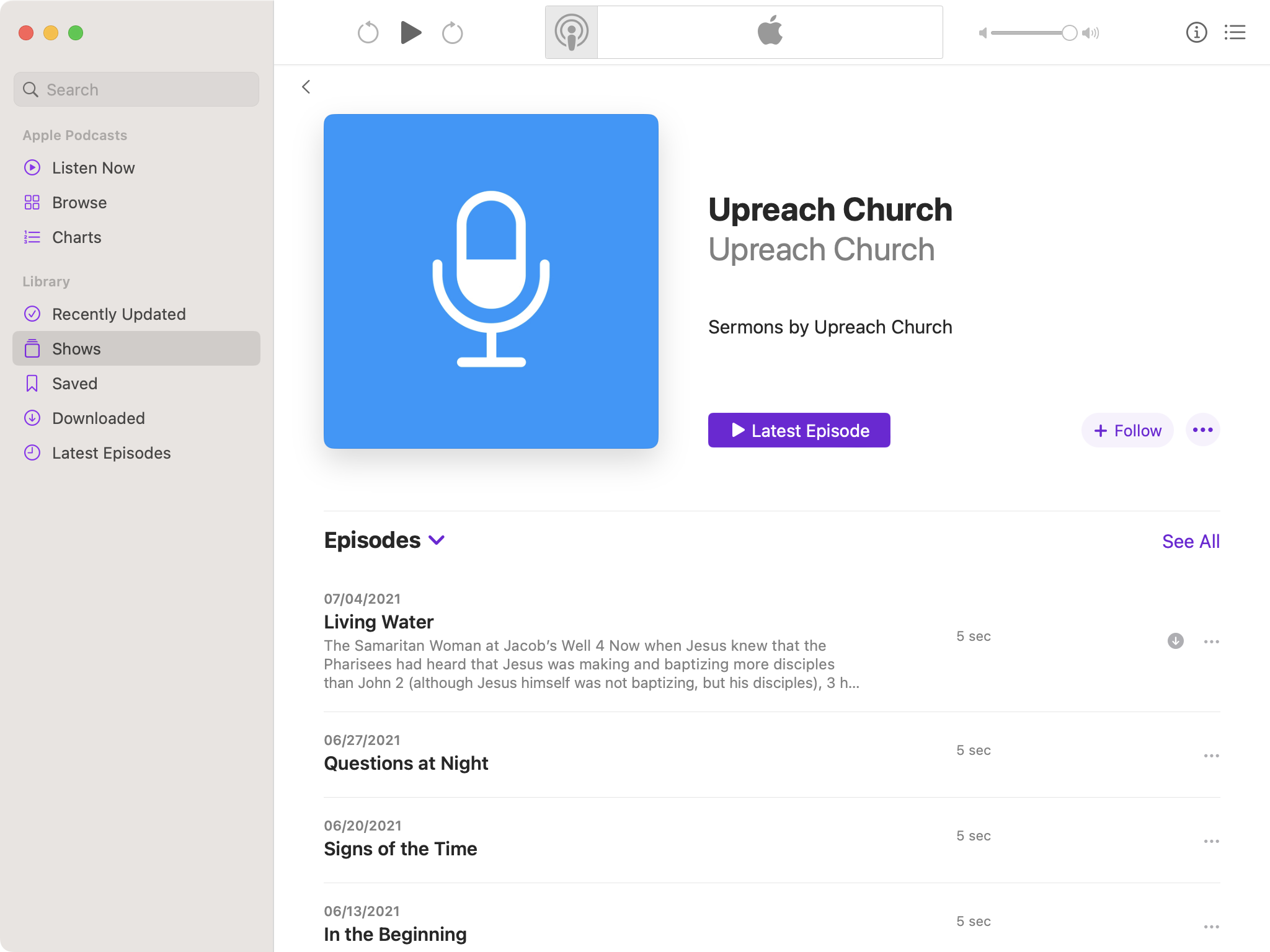 Podcast test