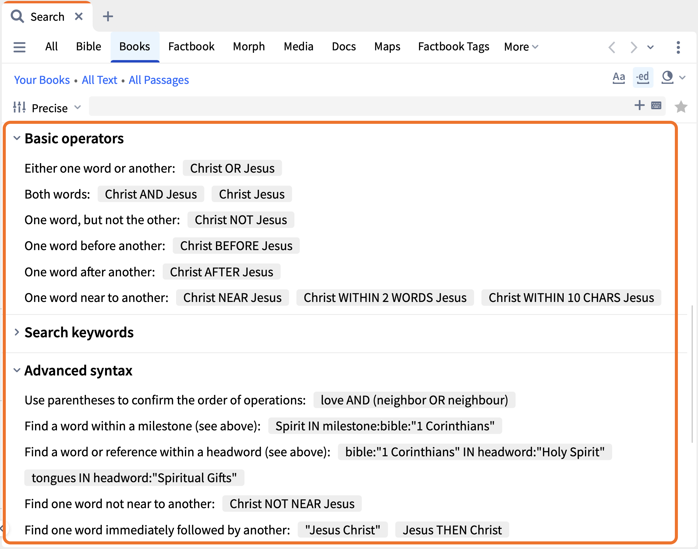 10 Precise Search Operators