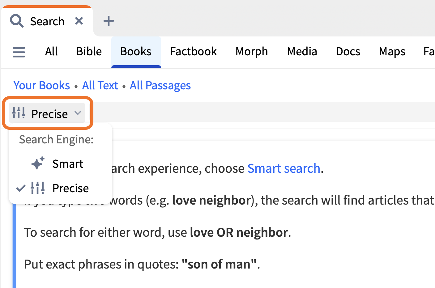 4 Search Type