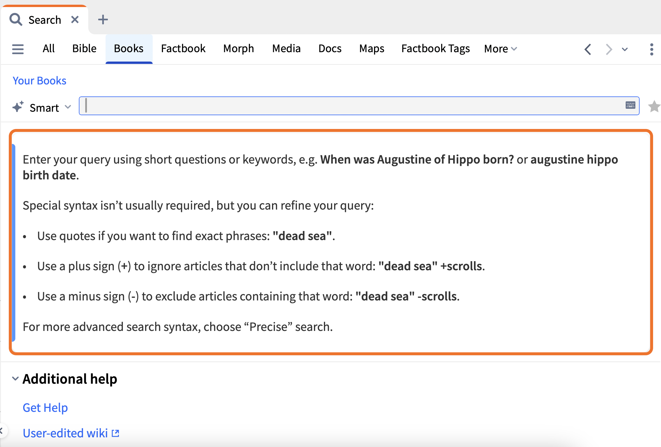 14 Smart Search Helps