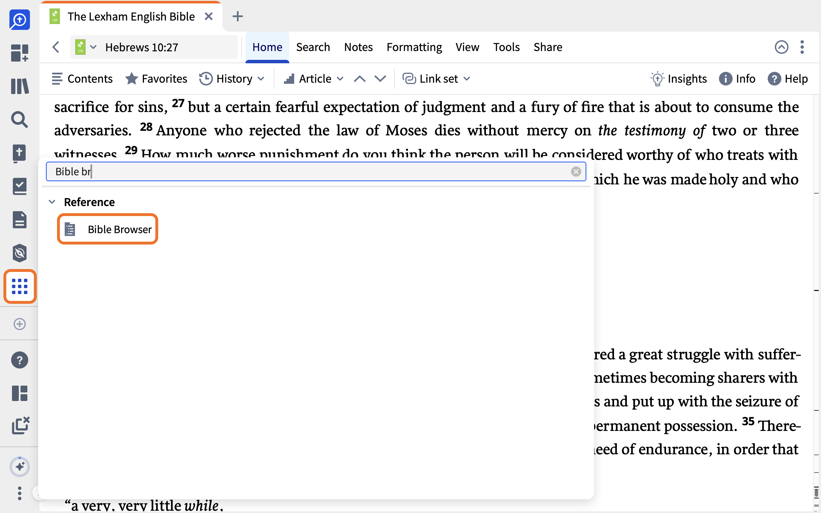 7 Open Bible Browser