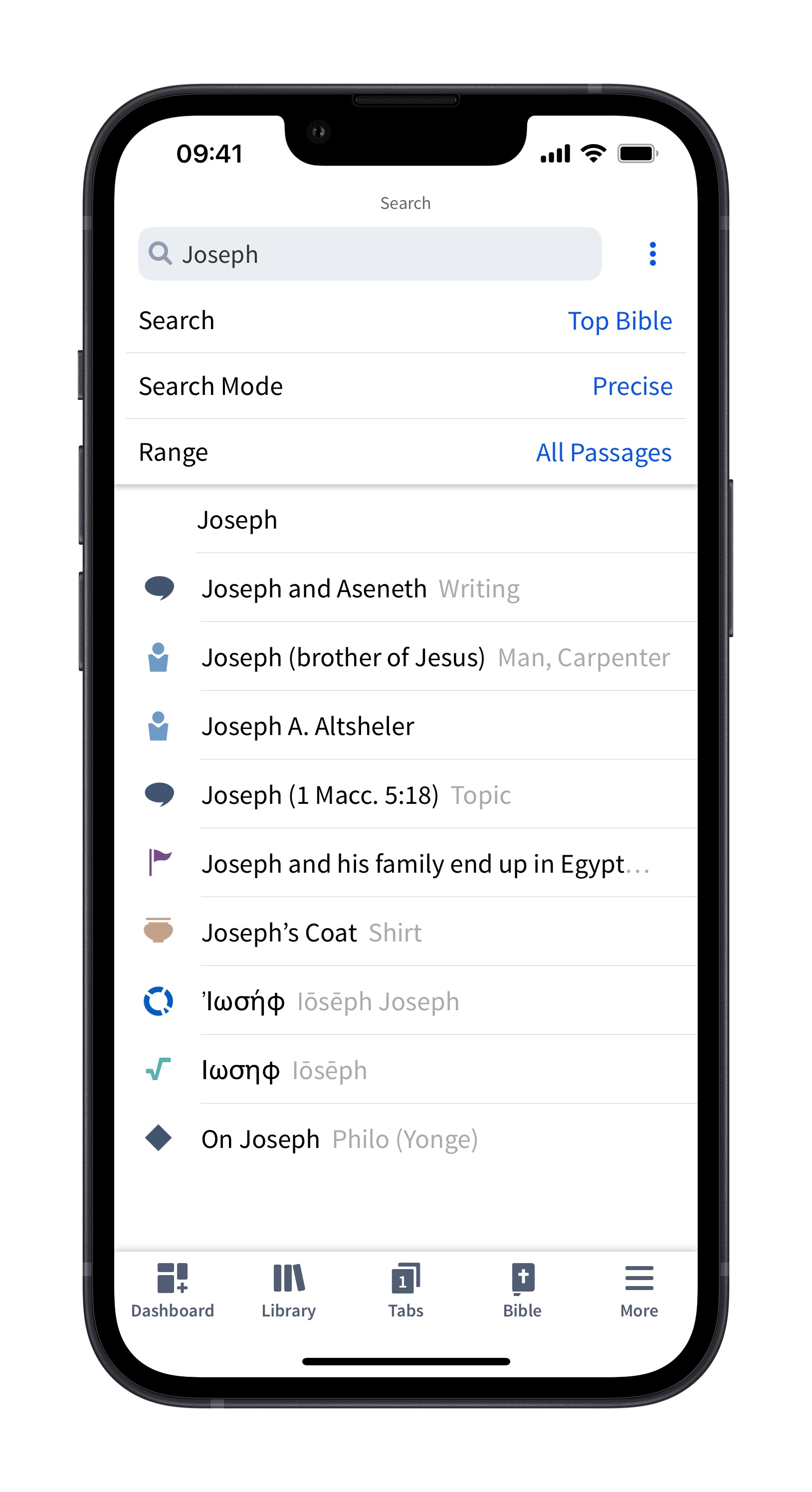 Mobile - Select Search Prompt
