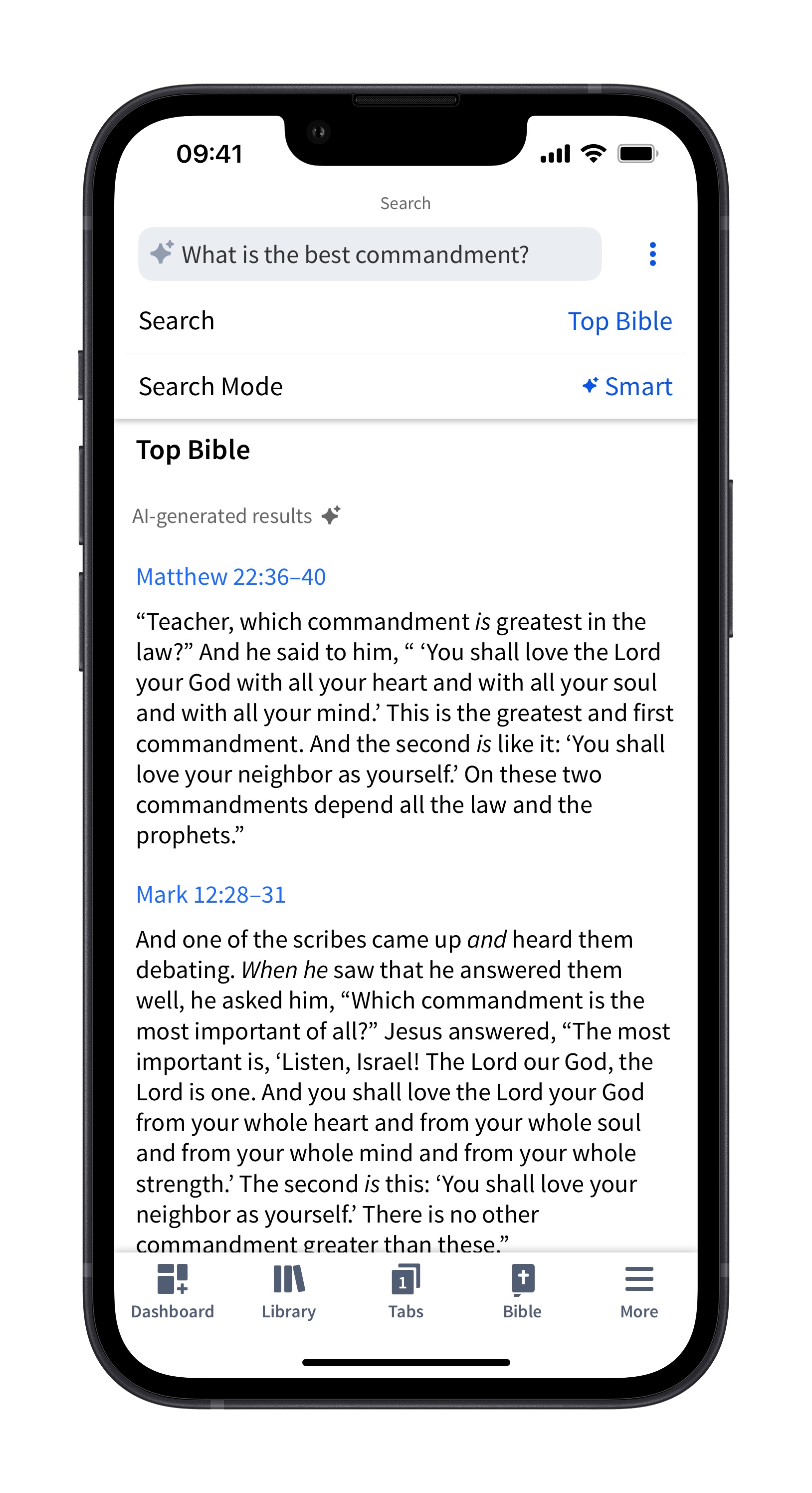 Mobile - Search Smart Mode