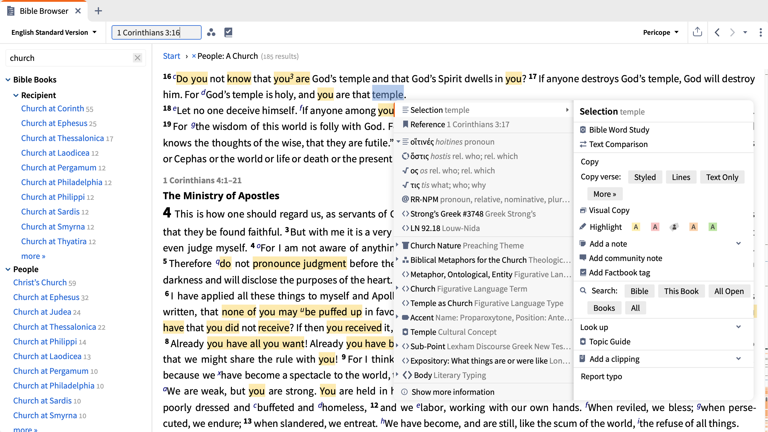 Right Click Word For Additional Tools