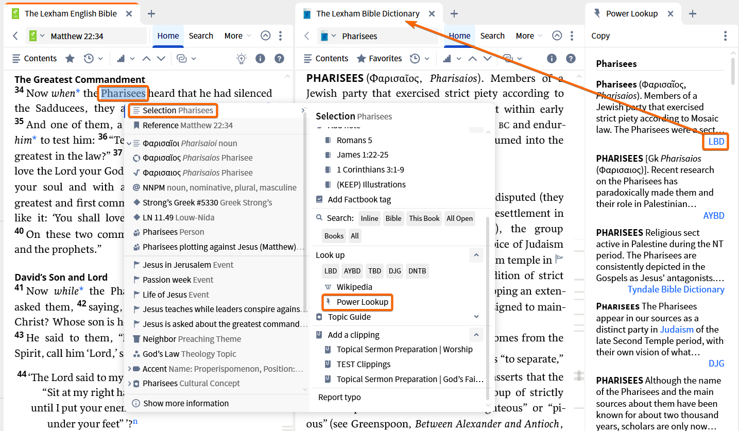 Open Power Lookup from Context Menu