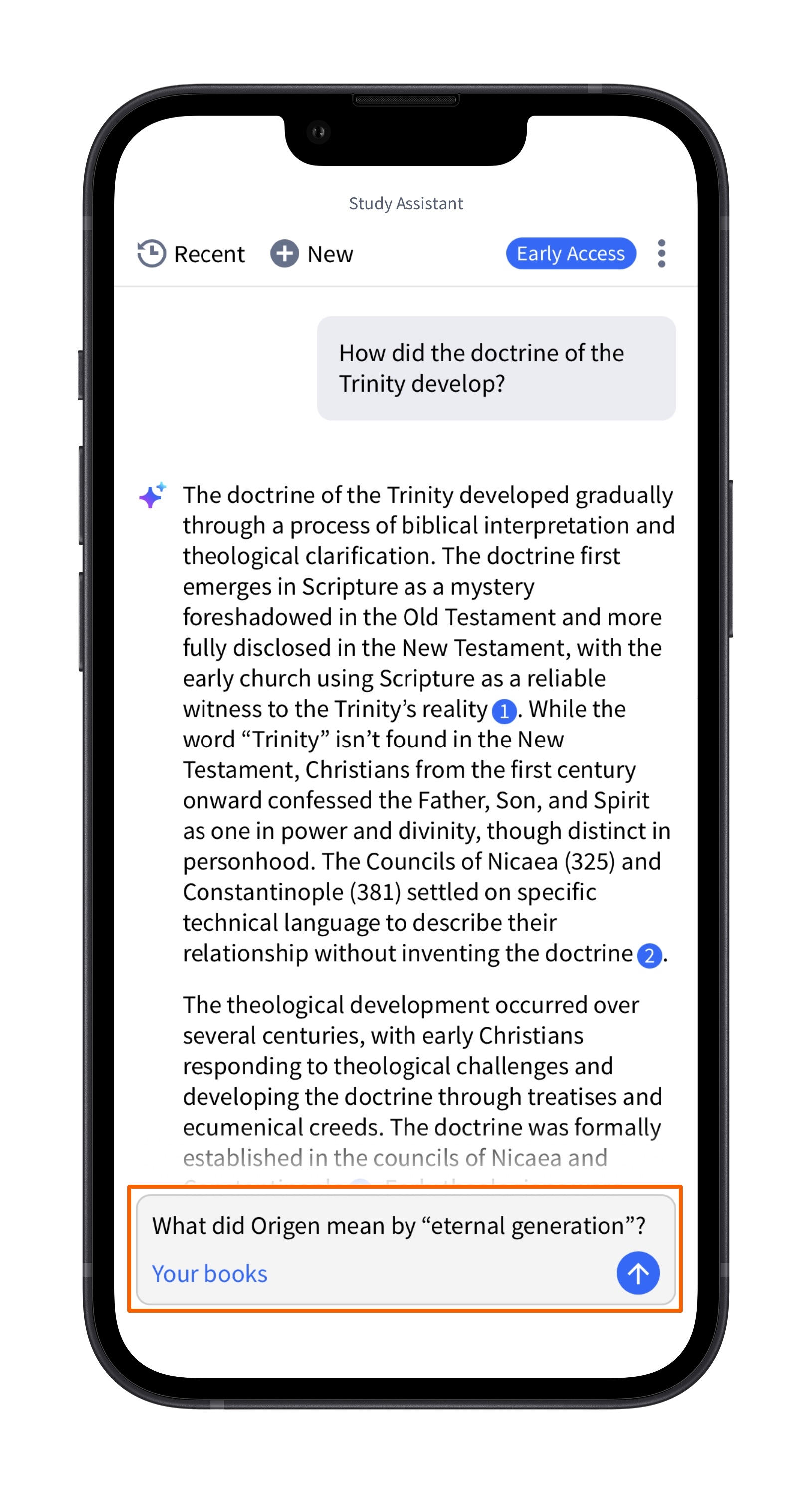 Follow Up Study Assistant Question (Mobile)
