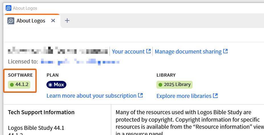 Software Version Number