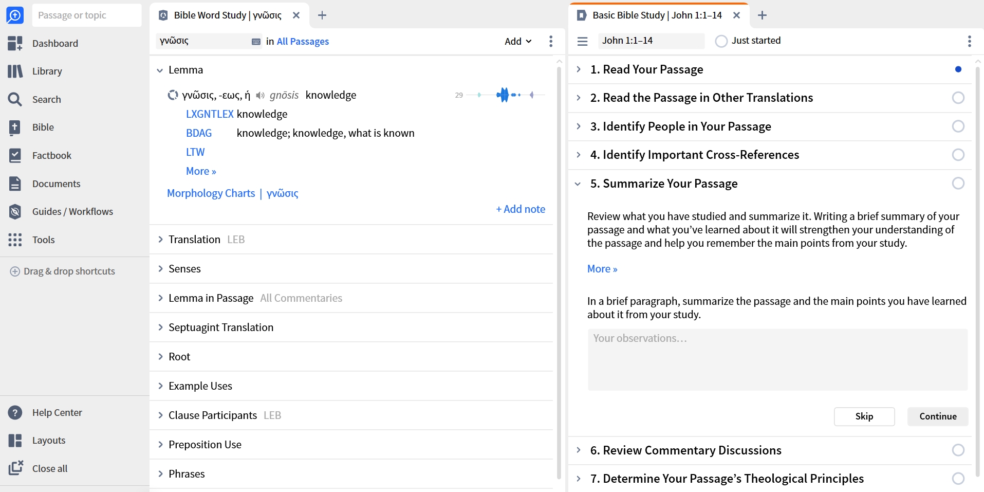 Example Guide And Workflow