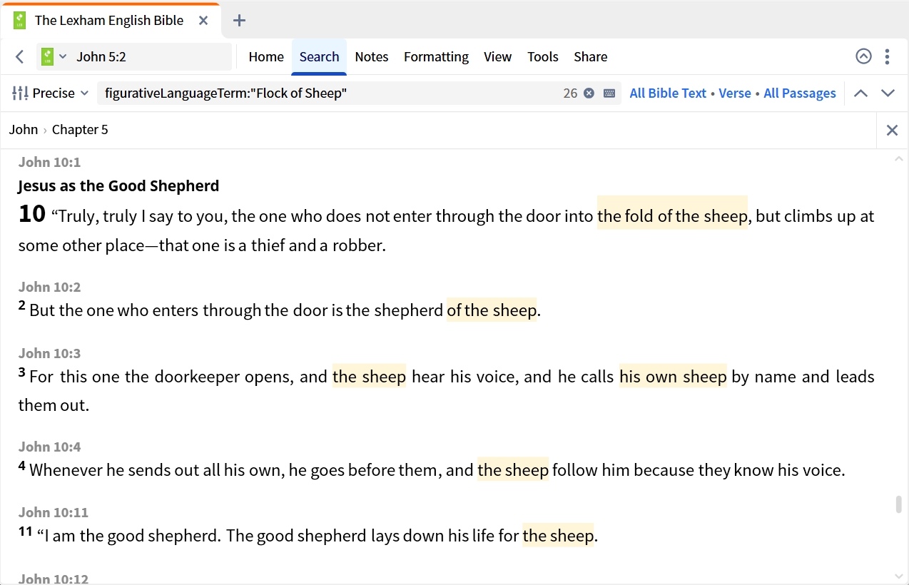 Figurative Language Search