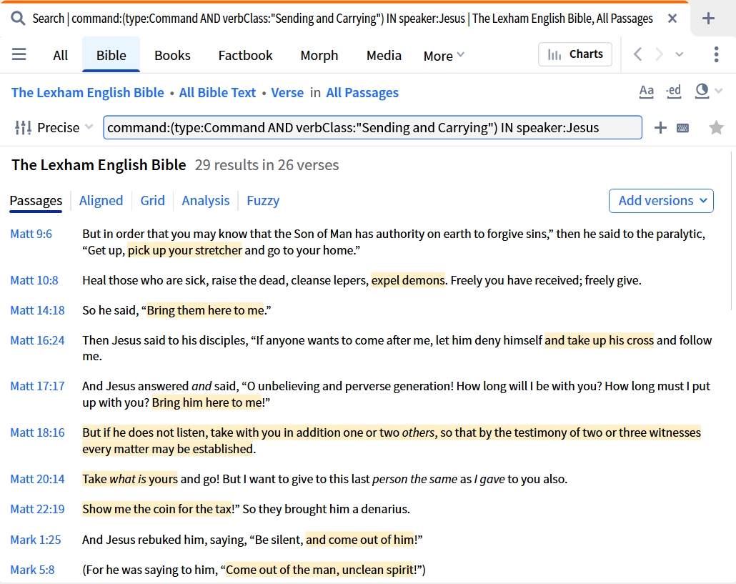 Command Spoken By Jesus Search Results