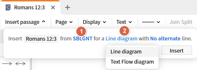 Specify Translation And Diagram Type