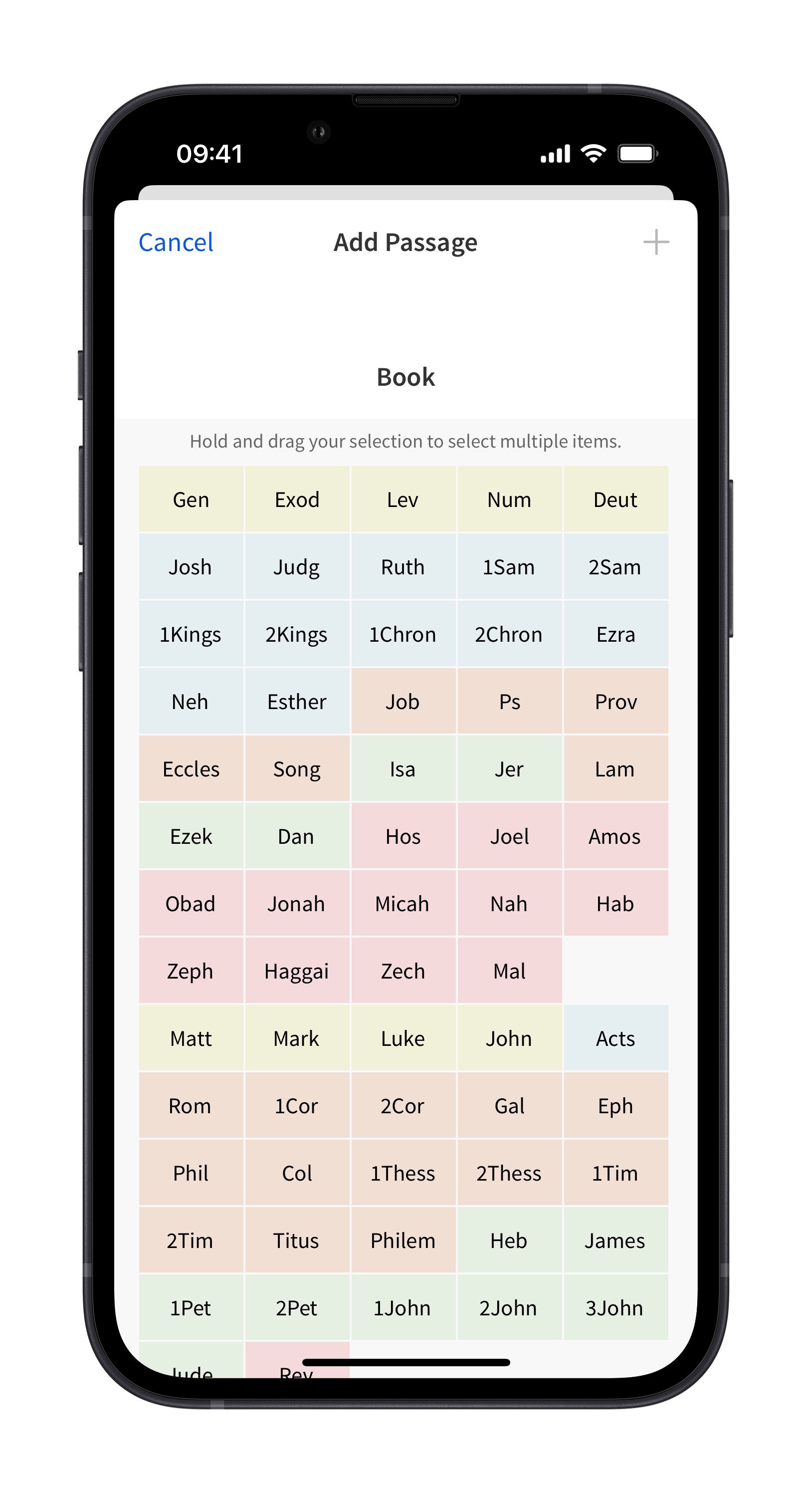 Mobile - Select Verses For Passage List