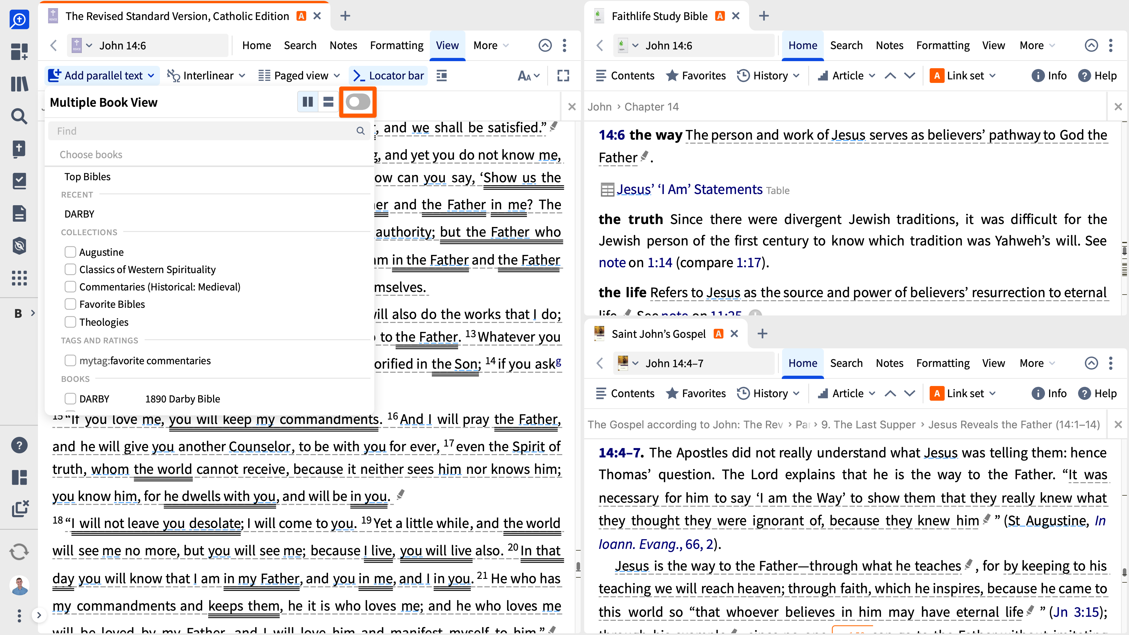 Activate Multiple Book View