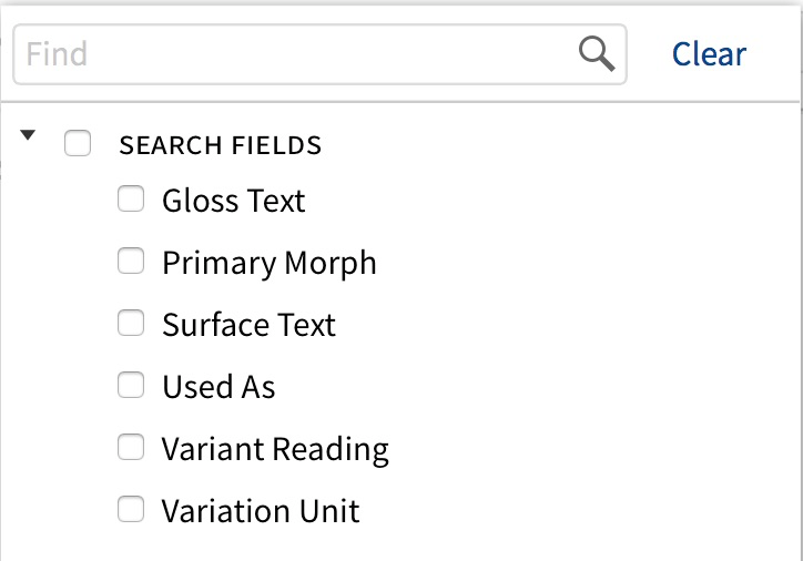 Search Fields