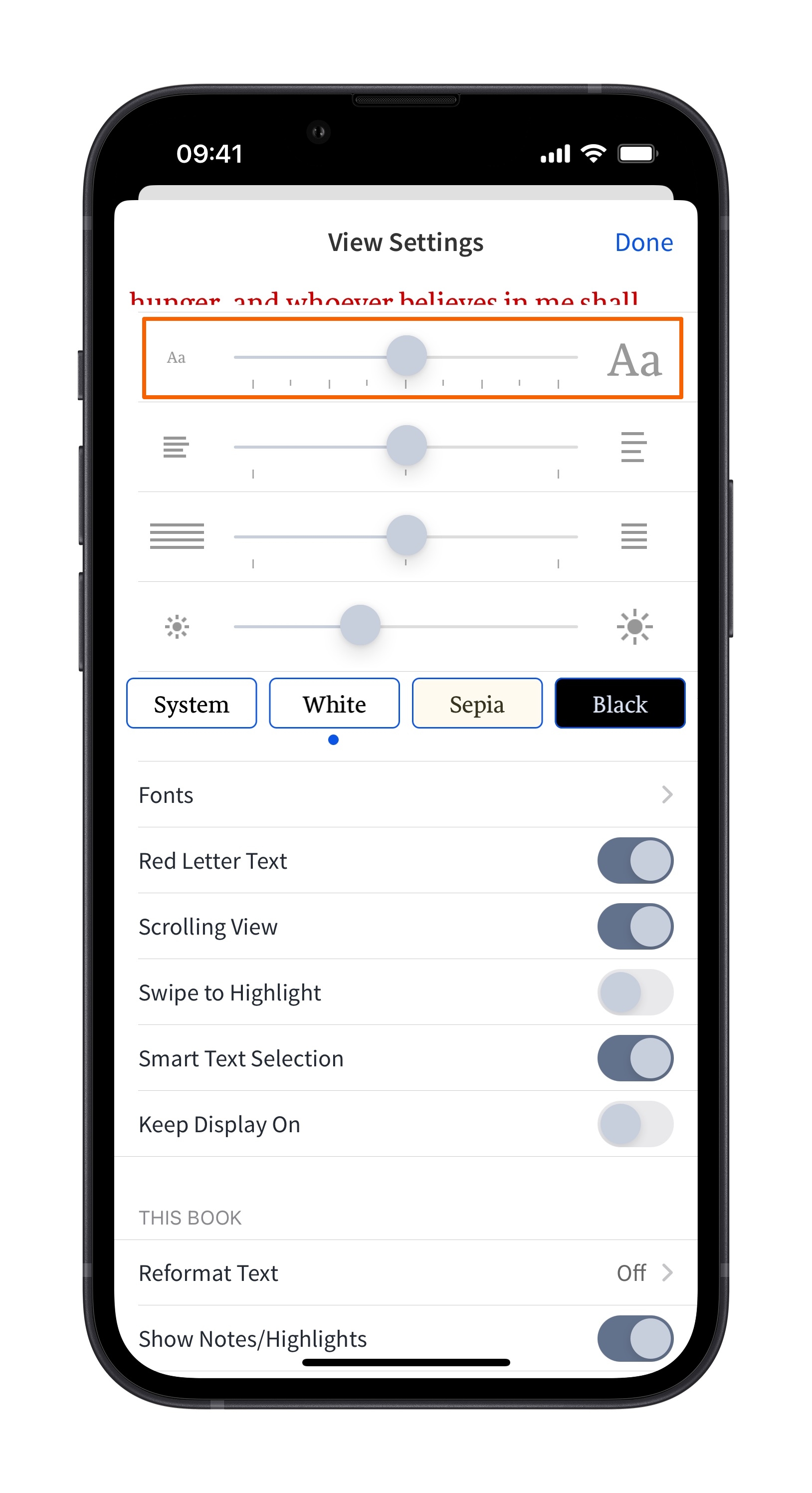 Mobile Change Fonts