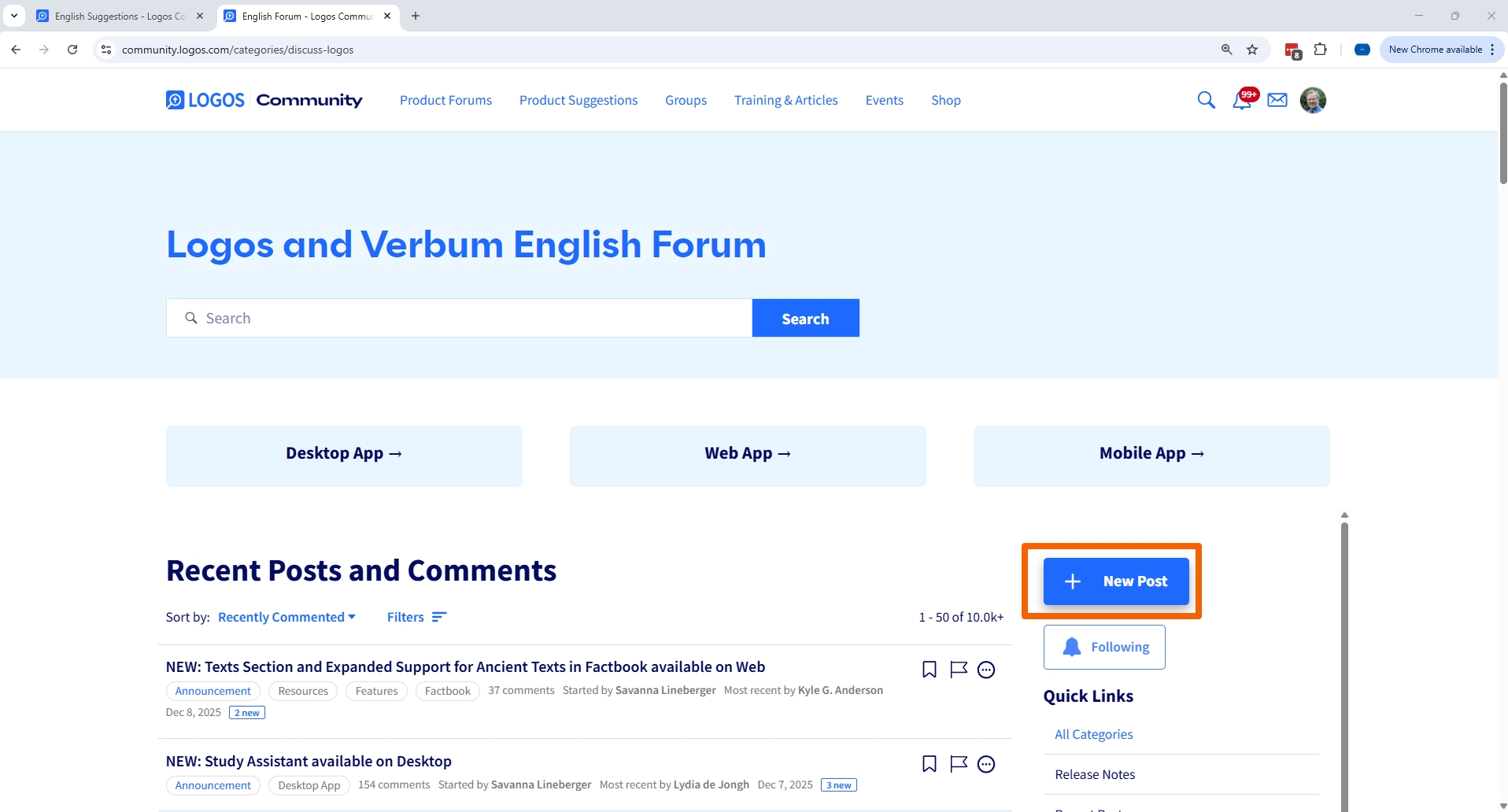 Create New Post