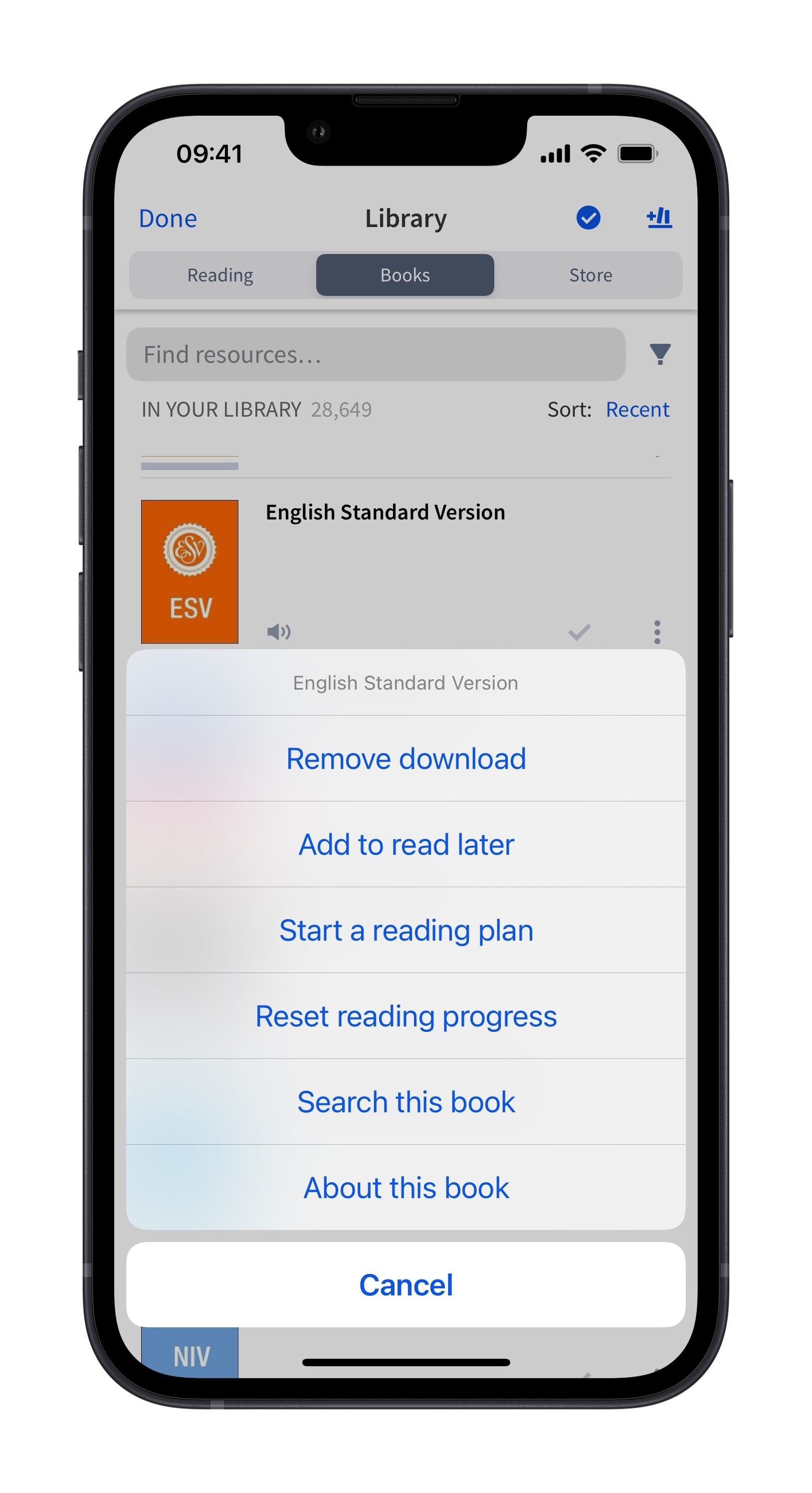 tap more actions icon
