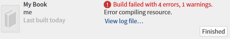 Section break error